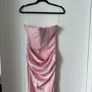 House of CB Strapless Pink Dress